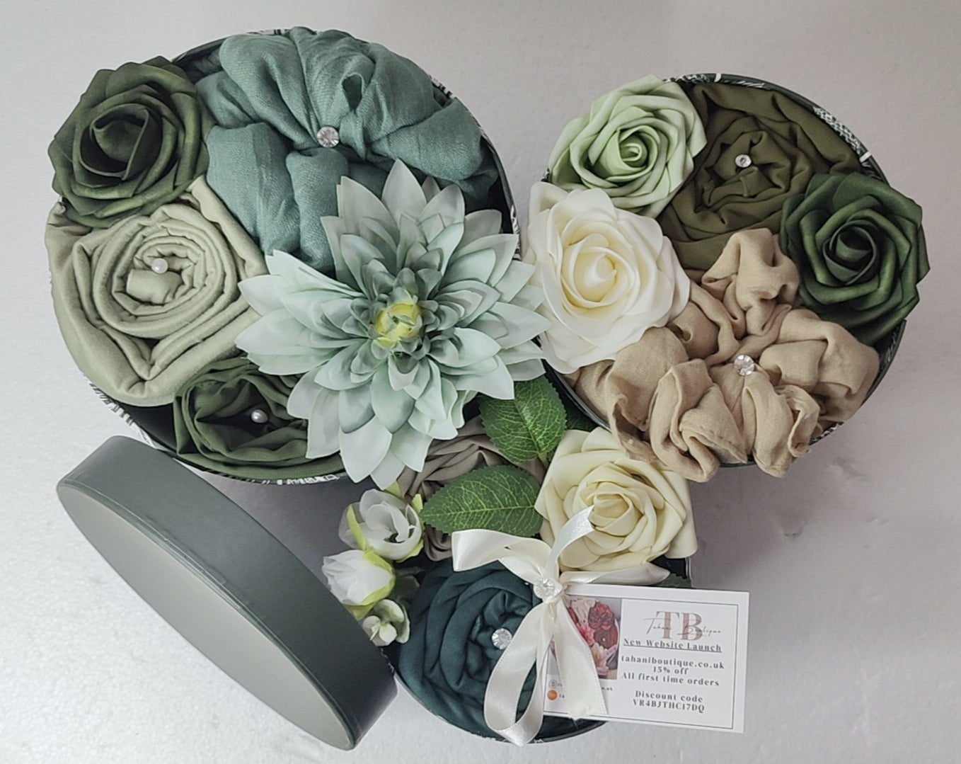 Evergreen Hijab Bouquet Gift Box