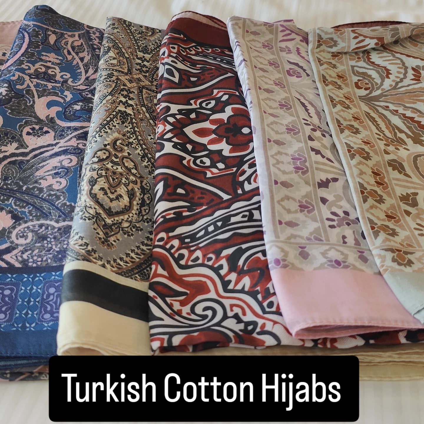 Turkish Cotton Printed Hijab
