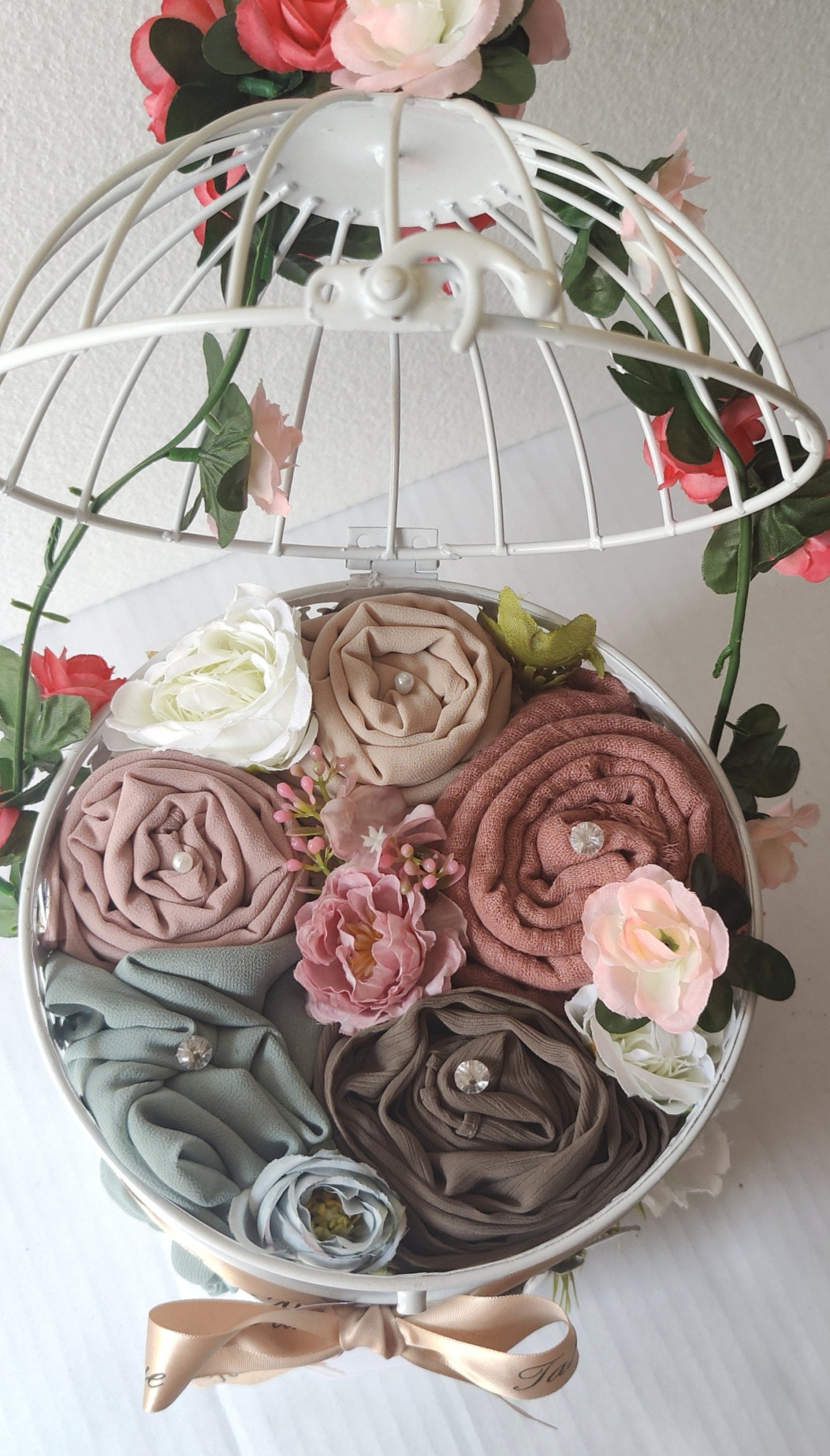 Luxe Botanical Birdcage
