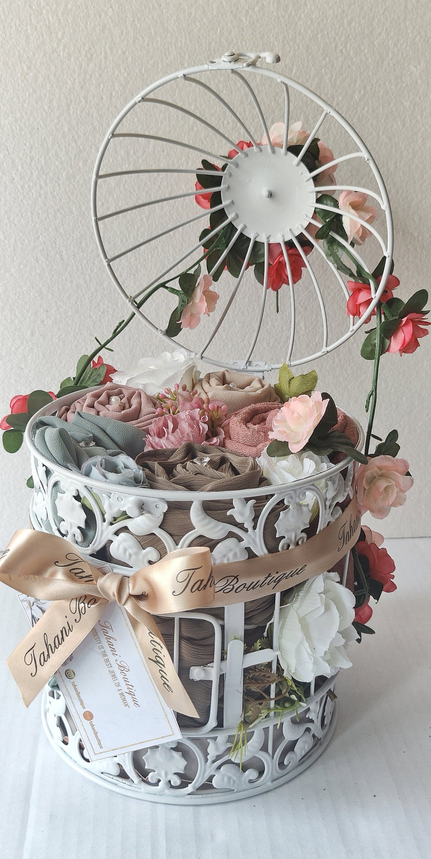 Luxe Botanical Birdcage