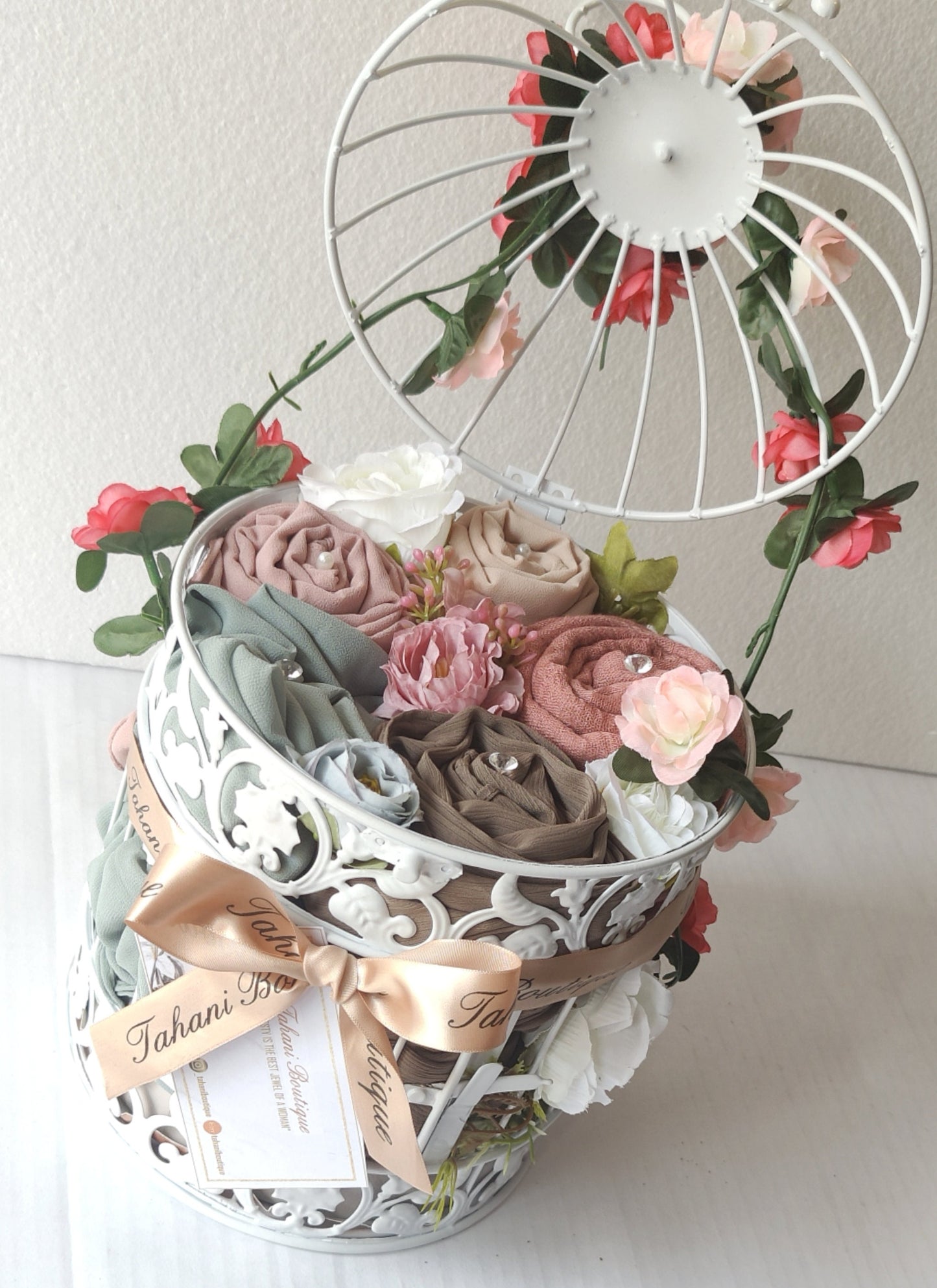 Luxe Botanical Birdcage
