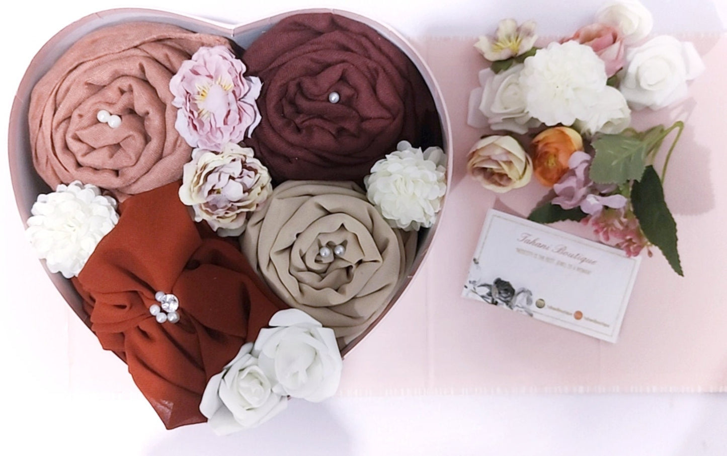 Heart of Gold Hijab Bouquet