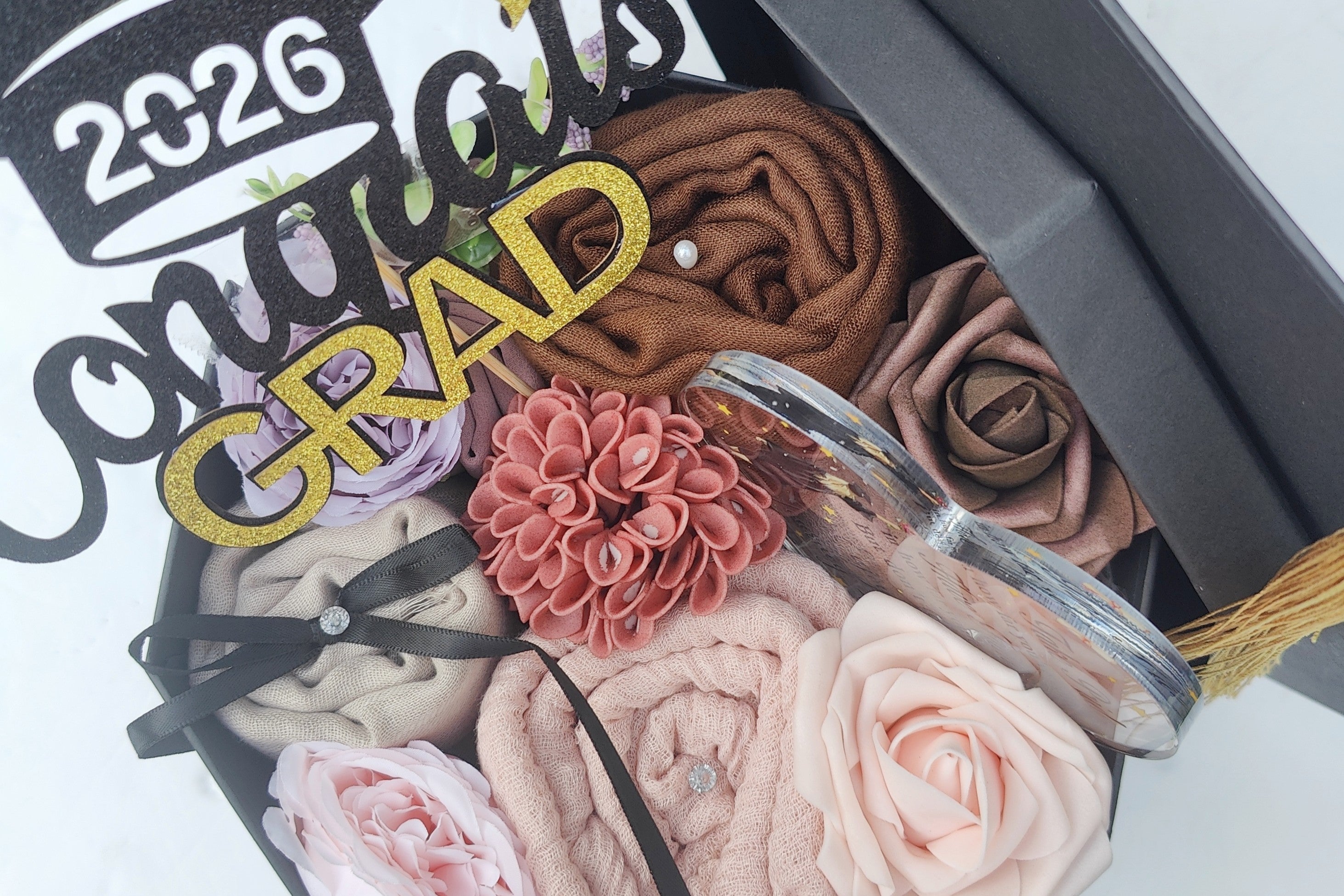 Graduation Hijab Gift Bouquet