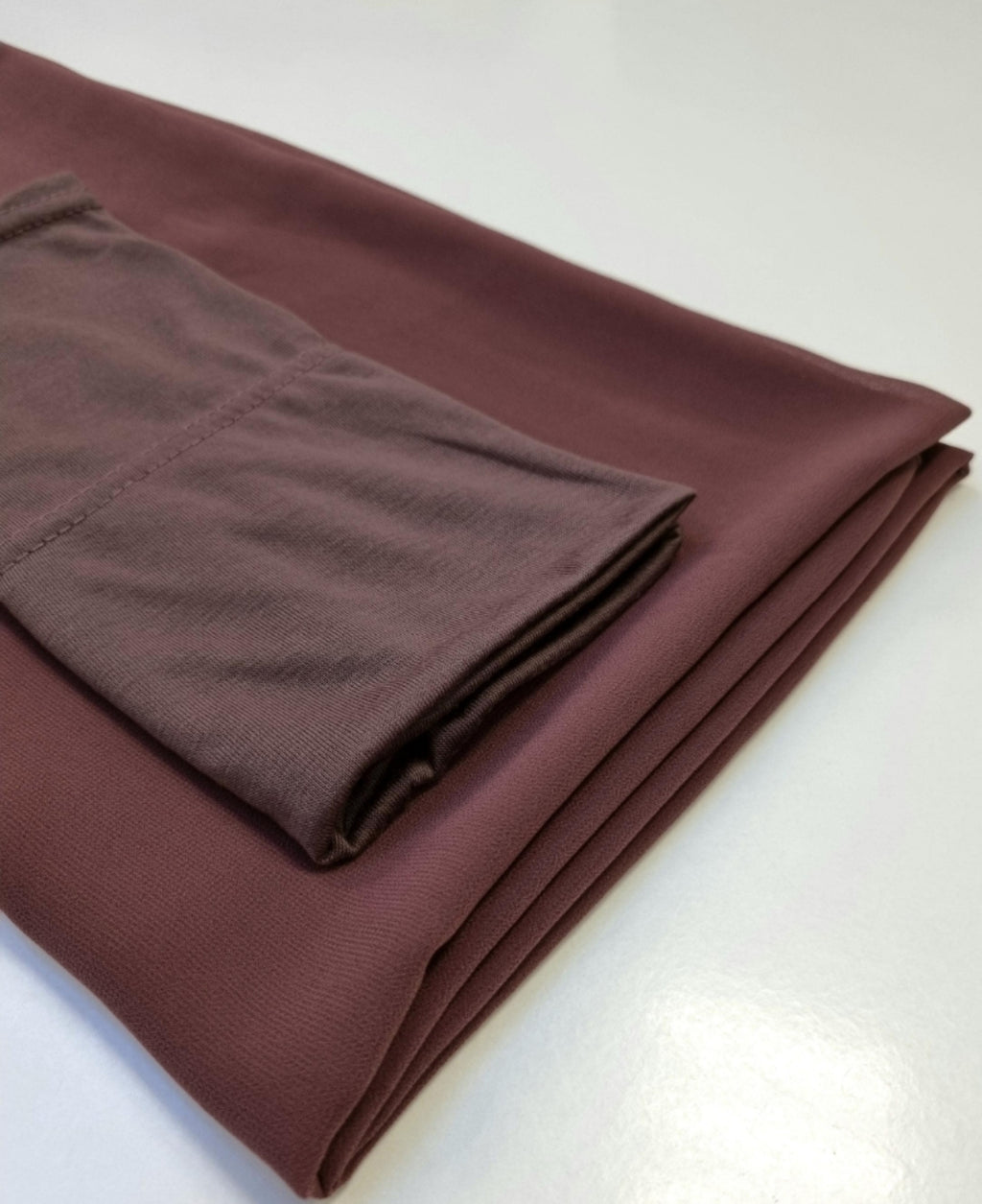 Hijab Chiffon And Matching  Cap Set