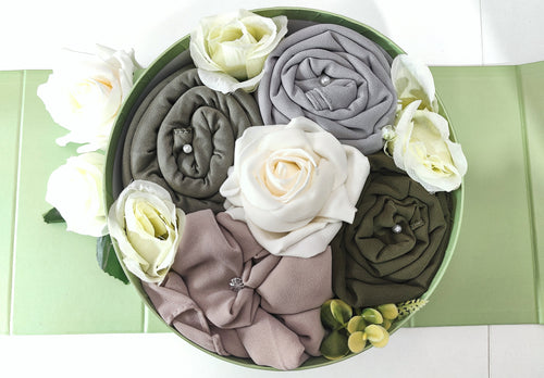 Pandora's Sage Green Hijab Gift Bouquet