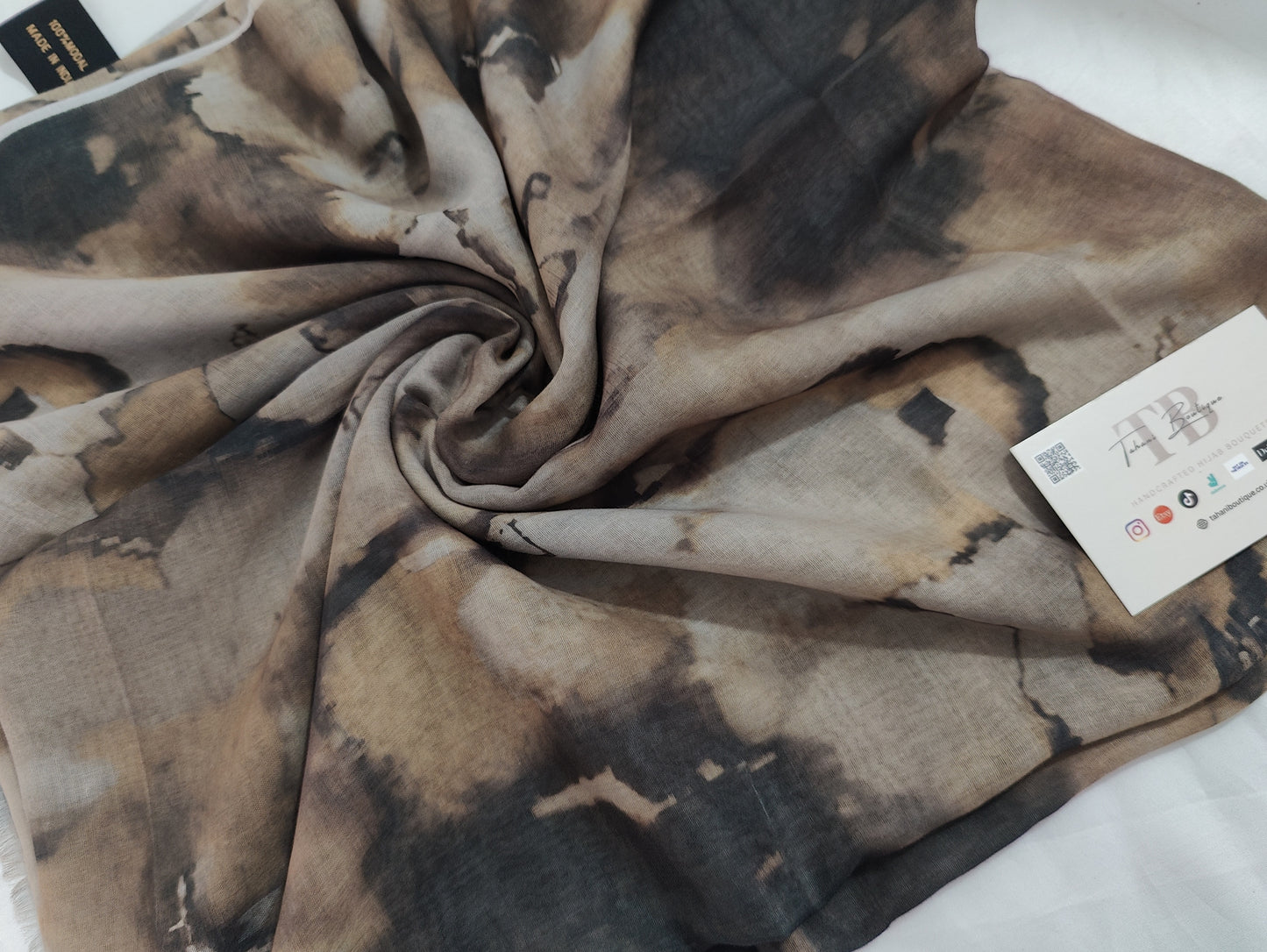 Printed Modal Watercolor Hijab