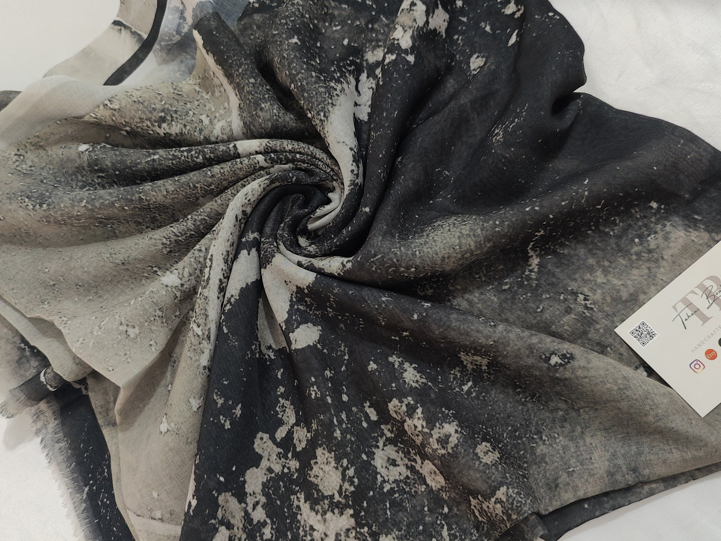 Printed Modal Watercolor Hijab