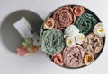 Spring Pastel Scented Hijab Gift Bouquet Preset