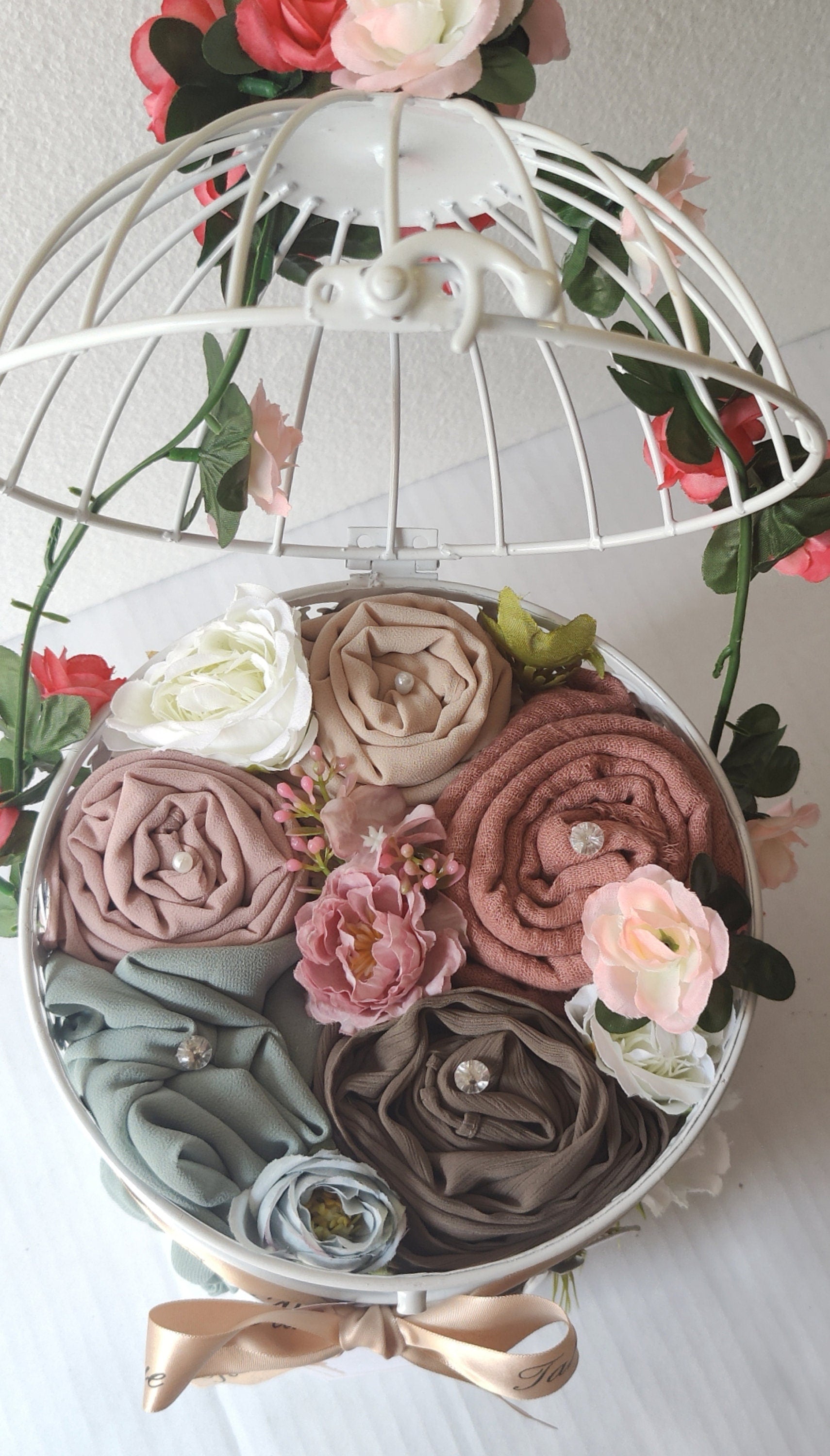 Luxe Botanical Birdcage
