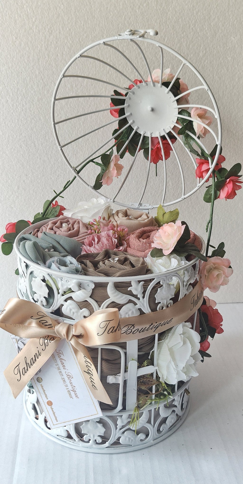 Luxe Botanical Birdcage