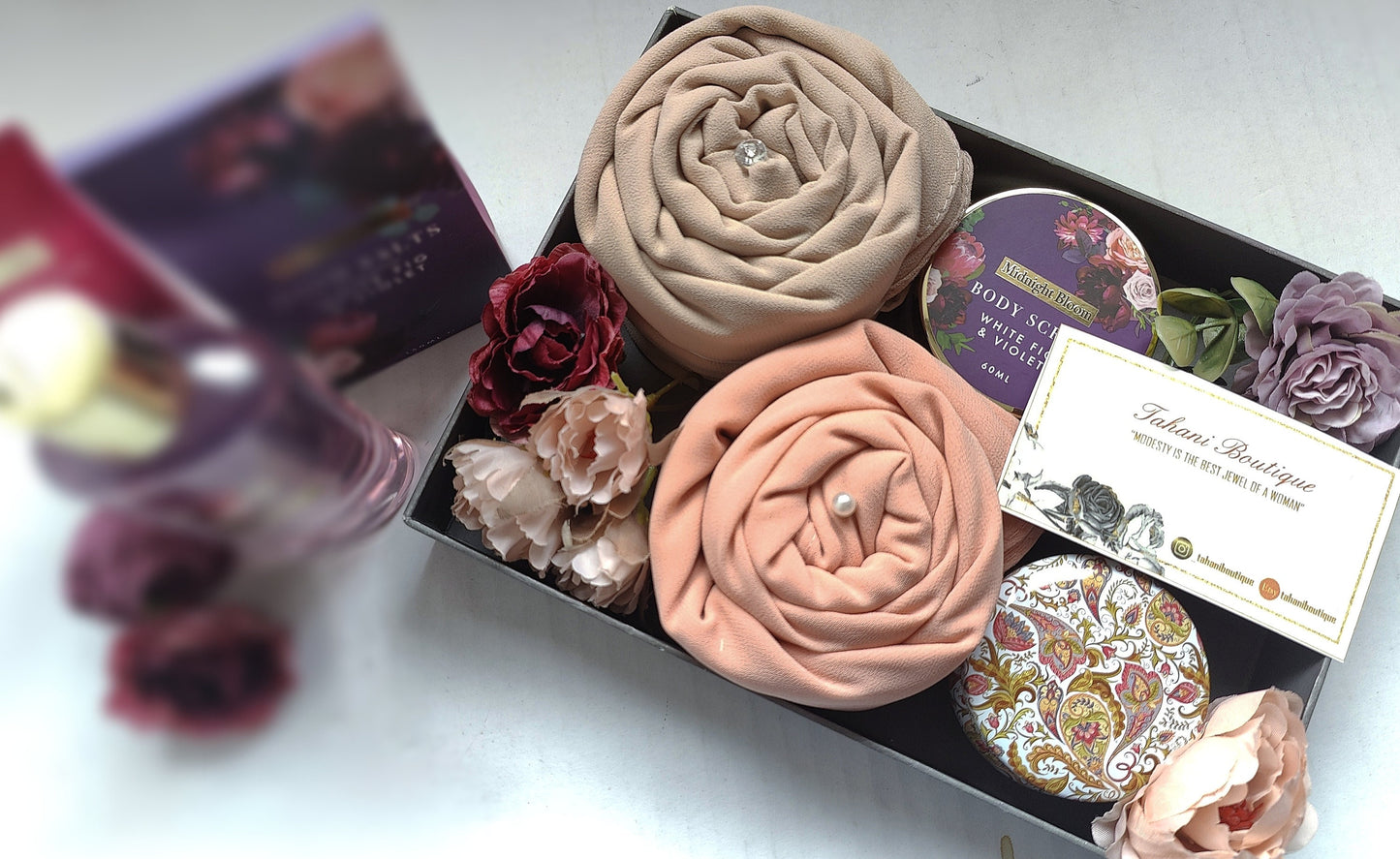 Pamper Care Bath Body Spa Hijab Gift box