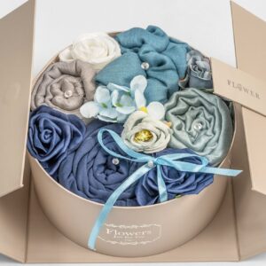 Pandora's Hijab Gift Bouquet – Midnight Blue Keepsake
