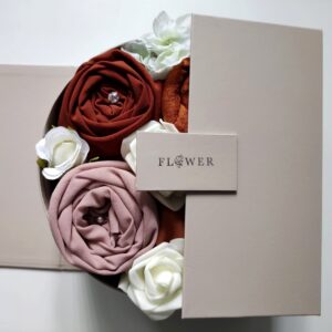 Pandora's Hijab Gift Bouquet – Grey Luxury Keepsake Box