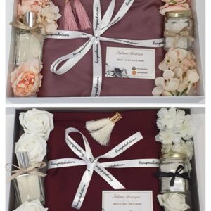 Hijab Gift box, Scarf, Perfumed,Bath Spa, Hijab Bouquet, For her, Gift set, Flower, Custom, Luxury