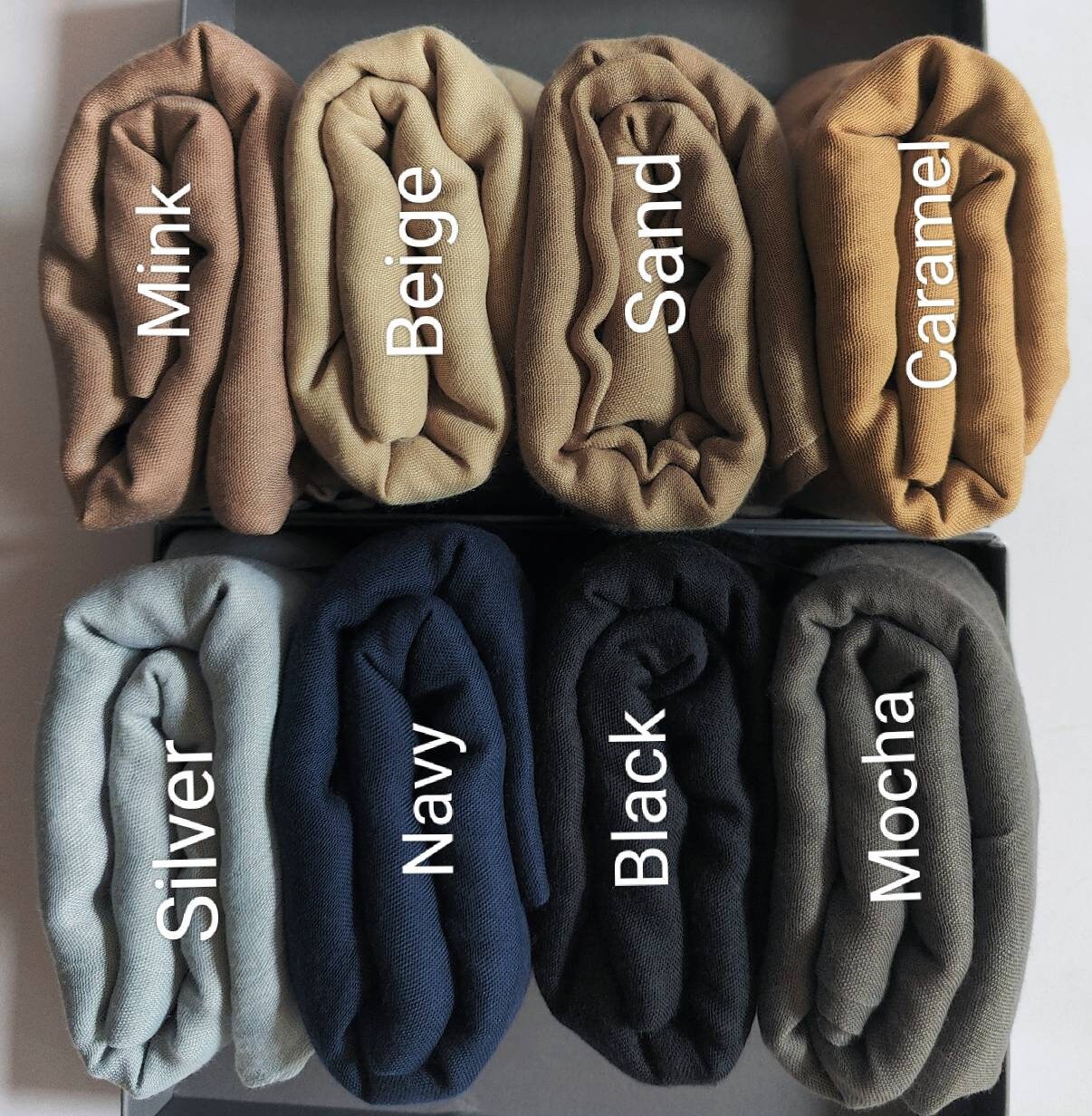 Classic Hijab Gift Box – Essence of Elegance | 2–6 Premium Hijabs - Image 5