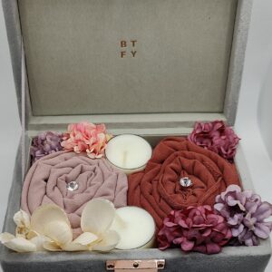 Velvet Rose Gold Hijab Gift Box