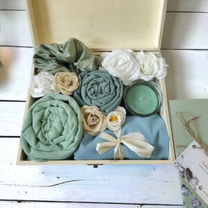 Wooden Box Personalised Hijab Gift Hamper