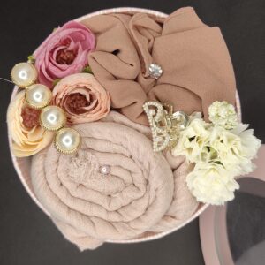 My First Hijab, Personalised Hijab Gift Bouquet , Hair accessories