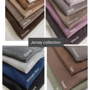 Premium Cotton Jersey Hijab – Everyday Stretch Scarf UK